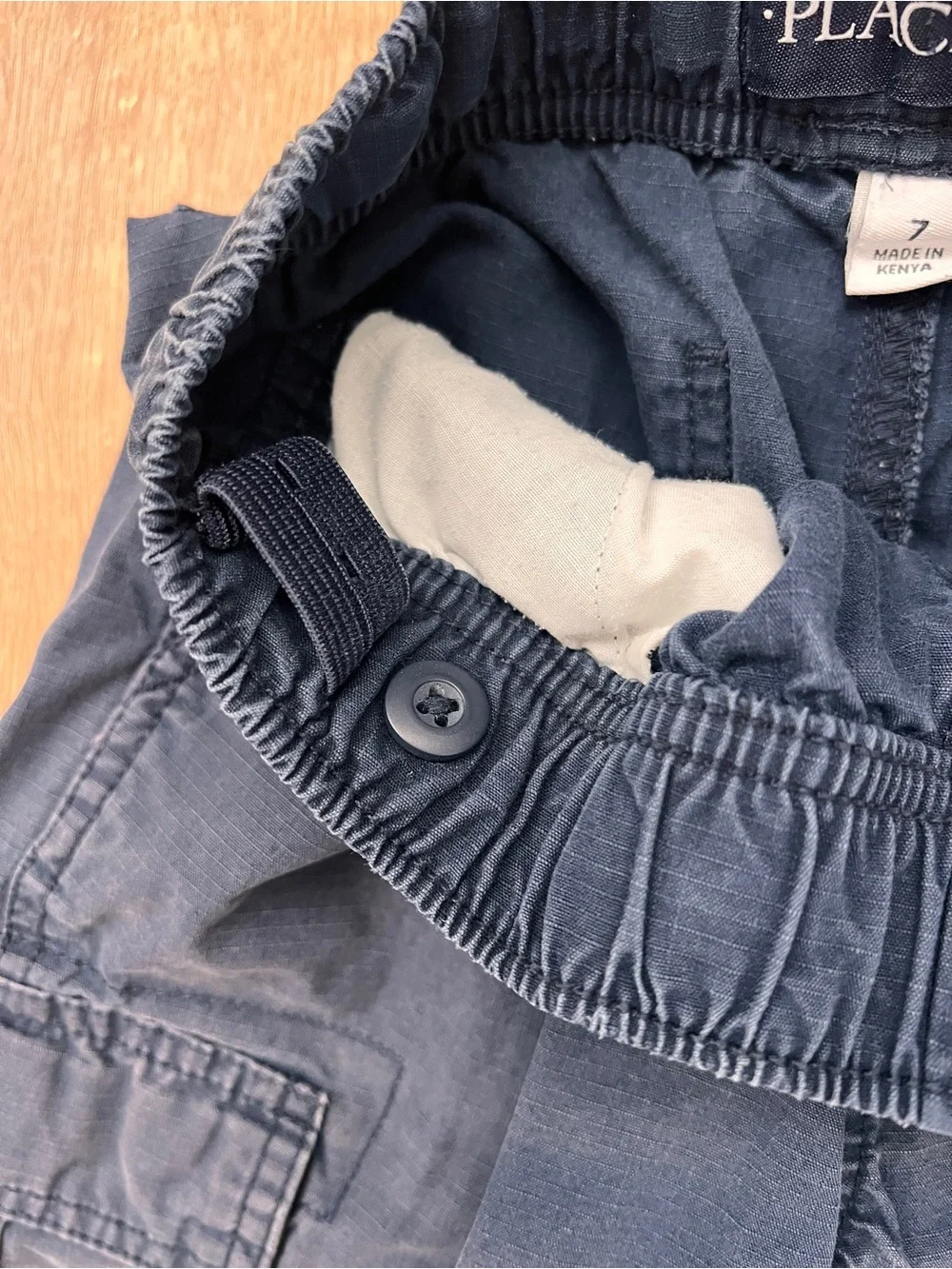 The Children's Place Navy Cargo Pull-On Shorts